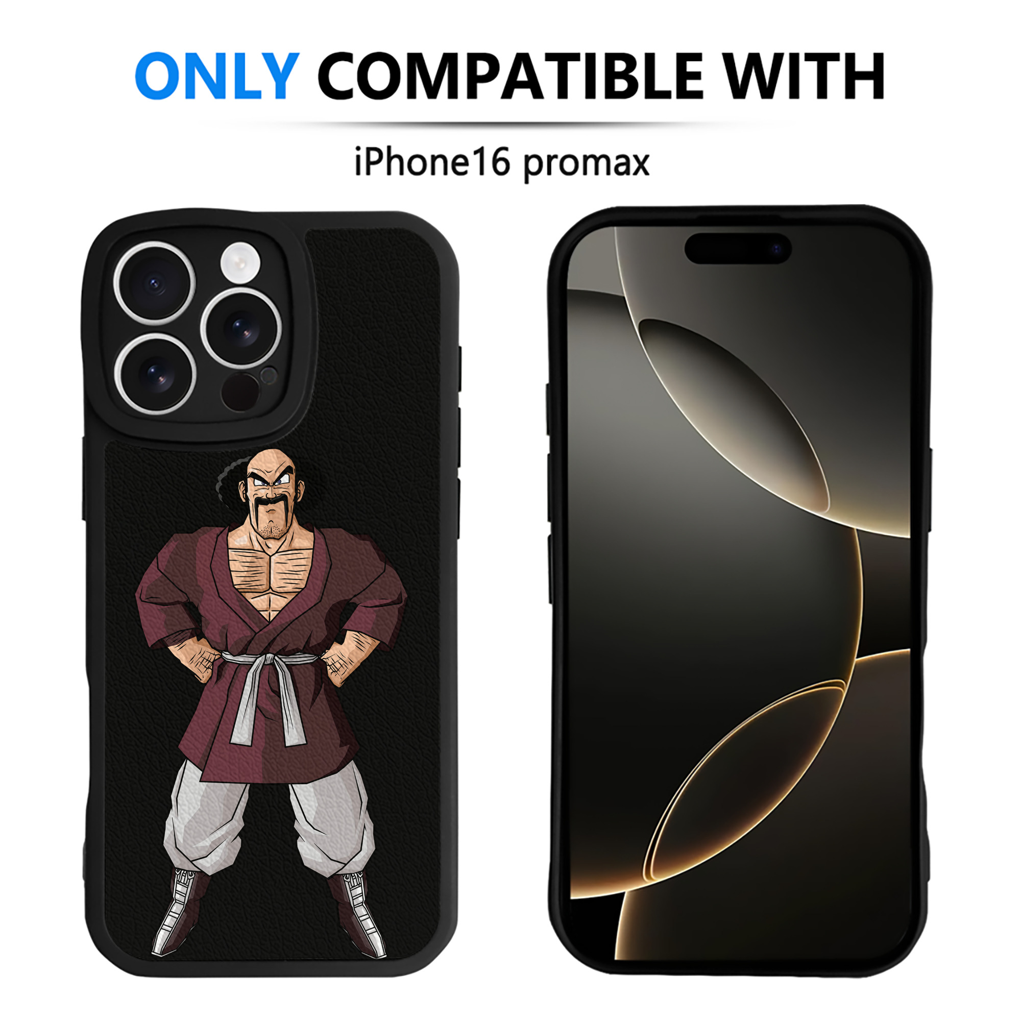 （画像用） ドラゴンボール DRAGON BALL 【iPhone 16シリーズ対応】シリコンスマホケース（レザー調） 材質：シリコン